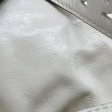 将图像加载到图库查看器中,PRADA Dunkle Top Handle Mini Bag White1BB137 Dangle Leather Size Mini