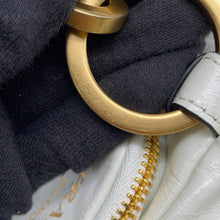 将图像加载到图库查看器中,PRADA Dunkle Top Handle Mini Bag White1BB137 Dangle Leather Size Mini