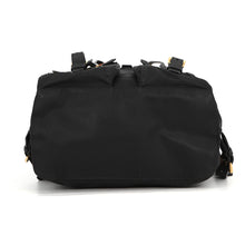 Load image into Gallery viewer, PRADA Flower Backpack Black/Multicolor1BZ811 Nylon Leather
