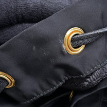 Load image into Gallery viewer, PRADA Flower Backpack Black/Multicolor1BZ811 Nylon Leather
