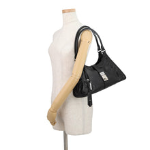 Load image into Gallery viewer, PRADA Hobo Bag Black1BG563 Leather Size Medium