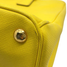 Load image into Gallery viewer, PRADA Galleria Saffiano Leather Handbag YellowBN2274 Leather Size Large