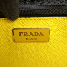 Load image into Gallery viewer, PRADA Galleria Saffiano Leather Handbag YellowBN2274 Leather Size Large