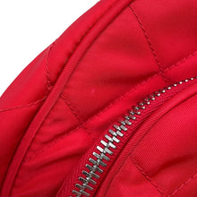 Load image into Gallery viewer, PRADA Tessuto Inpunto Quilted Backpack Red1BZ066 Nylon Leather