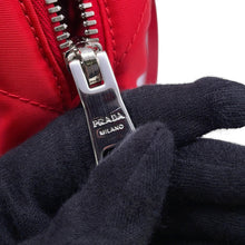 Load image into Gallery viewer, PRADA Tessuto Inpunto Quilted Backpack Red1BZ066 Nylon Leather
