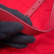 Load image into Gallery viewer, PRADA Tessuto Inpunto Quilted Backpack Red1BZ066 Nylon Leather