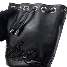 Load image into Gallery viewer, Christian Louboutin mary jane bucket bag Black/Red Leather