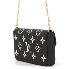 Load image into Gallery viewer, LOUIS VUITTON Felicie Pochette Noir/BeigeM82479 Monogram Empreinte Leather