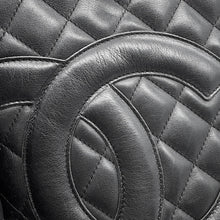 将图像加载到图库查看器中,CHANEL Cambon line Tote Bag Black/PinkA25167 Lambskin Size Medium
