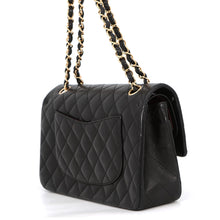 Load image into Gallery viewer, CHANEL Matelasse Double Flap ChainShoulder Bag Black/RedA01112 Lambskin Size 25
