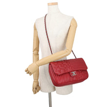 Load image into Gallery viewer, CHANEL Paris-Dallas Flap Bag Red Lambskin