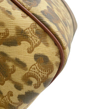 Load image into Gallery viewer, CELINE Leopard Travel Bag Brown PVC Leather
