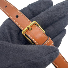 将图像加载到图库查看器中,CELINE Mini Busas Shoulder Bag Brown196702BZJ.04LU TriompheCanvas Leather