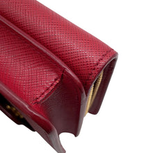 Load image into Gallery viewer, PRADA Saffiano Leather Chain wallet Red1ZH048 Leather
