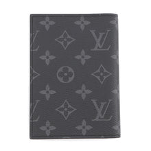 Load image into Gallery viewer, LOUIS VUITTON Passport Cover NM NoirM64501 Monogram Eclipse