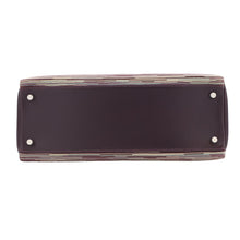 Load image into Gallery viewer, HERMES Kelly Retourne Raisin/Multicolor Vibrato Box Calf Leather Size 32