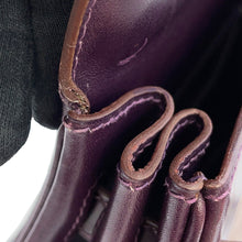 Load image into Gallery viewer, HERMES Kelly Retourne Raisin/Multicolor Vibrato Box Calf Leather Size 32