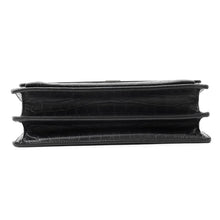 Load image into Gallery viewer, SAINT LAURENT PARIS Sunset ChainShoulder Bag Black442906DND0N1000 Croco embossed leather Size Medium