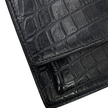 Load image into Gallery viewer, SAINT LAURENT PARIS Sunset ChainShoulder Bag Black442906DND0N1000 Croco embossed leather Size Medium