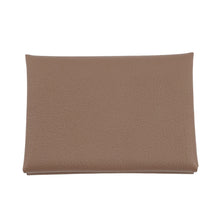 Load image into Gallery viewer, HERMES Calvi Duo Etoupe Chevre Myzore Goatskin
