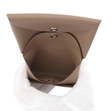Load image into Gallery viewer, HERMES Calvi Duo Etoupe Chevre Myzore Goatskin