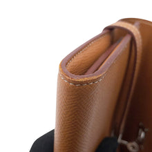 将图像加载到图库查看器中,HERMES Kelly wallet Gold Epsom