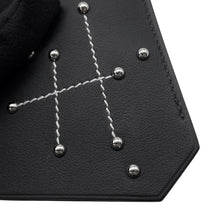 将图像加载到图库查看器中,HERMES Long Necklace Clochette/H Constellation BlackH500505FK89 Swift Leather Metal