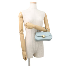 Load image into Gallery viewer, CELINE Laura 2WAY Handbag Ice blue119533 Leather
