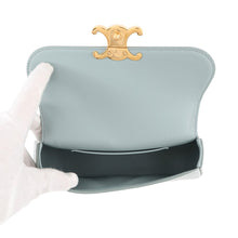 Load image into Gallery viewer, CELINE Laura 2WAY Handbag Ice blue119533 Leather