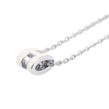 Load image into Gallery viewer, HERMES Pop Ash Necklace Size Mini White Metal Lacquer