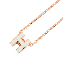 Load image into Gallery viewer, HERMES Pop Ash Necklace Size Mini White Gold Plated Lacquer