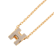 Load image into Gallery viewer, HERMES Pop Ash Necklace Size Mini Marong rasse Gold Plated Lacquer