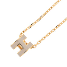 Load image into Gallery viewer, HERMES Pop Ash Necklace Size Mini Marong rasse Gold Plated Lacquer
