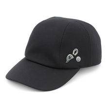 Load image into Gallery viewer, HERMES Cap Miles Jump Size 60 Black Wool62% Cotton38%