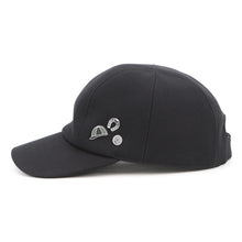 Load image into Gallery viewer, HERMES Cap Miles Jump Size 60 Black Wool62% Cotton38%