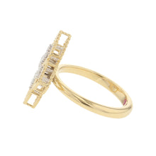Load image into Gallery viewer, Roberto Coin Roberto Coin Dessert Flower Ring Size Size 11 / LargeADR777RI2665_YW_014.00 K18YG K18WG