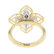 Load image into Gallery viewer, Roberto Coin Roberto Coin Dessert Flower Ring Size Size 11 / LargeADR777RI2665_YW_014.00 K18YG K18WG