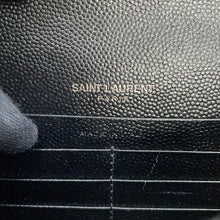 Load image into Gallery viewer, SAINT LAURENT PARIS Cassandra Chain Wallet Black695108BOW081000 Leather