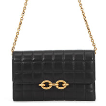 将图像加载到图库查看器中,SAINT LAURENT PARIS LE MAILLON WALLET Chain Wallet Black7381091EL071000 Lambskin