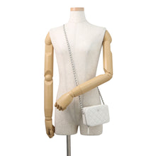 Load image into Gallery viewer, CHANEL Matelasse ChainPochette WhiteAP2426 Caviar Leather