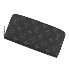 将图像加载到图库查看器中,LOUIS VUITTON Zippy Wallet - Horizontal NoirM11611 Monogram Eclipse