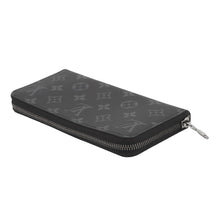 将图像加载到图库查看器中,LOUIS VUITTON Zippy Wallet - Horizontal NoirM11611 Monogram Eclipse