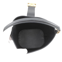 Load image into Gallery viewer, CELINE Triomphe Louise 2-Way Handbag Black119173FX9.38NO Calf Leather Size Small