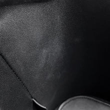 Load image into Gallery viewer, CELINE Triomphe Louise 2-Way Handbag Black119173FX9.38NO Calf Leather Size Small