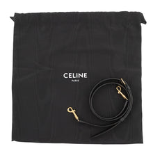 Load image into Gallery viewer, CELINE Triomphe Louise 2-Way Handbag Black119173FX9.38NO Calf Leather Size Small