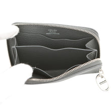 Load image into Gallery viewer, HERMES Zip-A-Go Compact Coin Purse Gris Meyer Evercolor