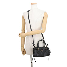 Load image into Gallery viewer, PRADA Bonnie Mini Handbag Black1BA486_2CYR_F0002_V_OOO Leather Size Mini