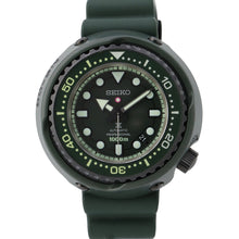 Load image into Gallery viewer, SEIKO Prospex Mobile Suit Gundam 40th Anniversary Mass Production Type Zaku Model - Limited Edition of 1000 Worldwide TI Ceramic Silicon Green DialSBDX027