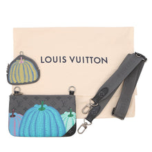 Load image into Gallery viewer, LOUIS VUITTON LVxYK Trio Messenger GrayM46435 Monogram Eclipse Monogram Eclipse Reverse