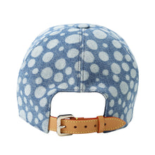Load image into Gallery viewer, LOUIS VUITTON LVxYK Cap Infinity Dot Light BlueM7062L Cotton100% Leather